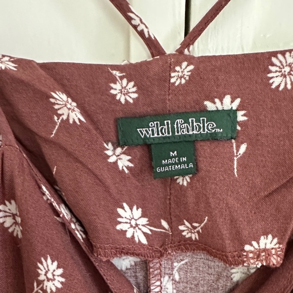 Wild Fable Mauve Floral Jumpsuit - Picture 2 of 8